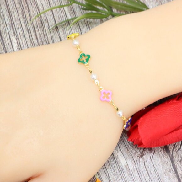 "Trendy Handmade Bracelet – A Stylish Gift for Women & Girls, MAR091590 - Picture 5 of 10